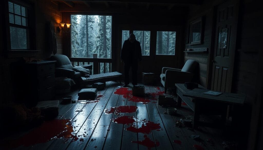 Keddie Cabin Murders crime scene